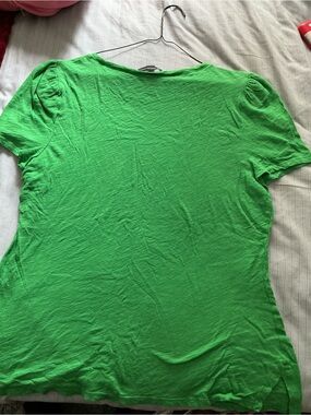 INC International Concepts Bright Green Short Sleeve Tee